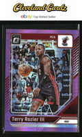 2024-25 Donruss Optic #7 Terry Rozier III Hyper Pink