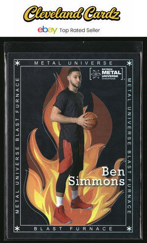 2021 SkyBox Metal Universe Champions #BF-10 Ben Simmons Blast Furnace