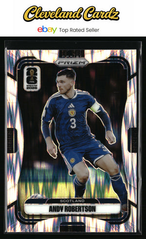 2026 Panini Prizm FIFA World Cup #389 Andy Robertson Flash Prizm