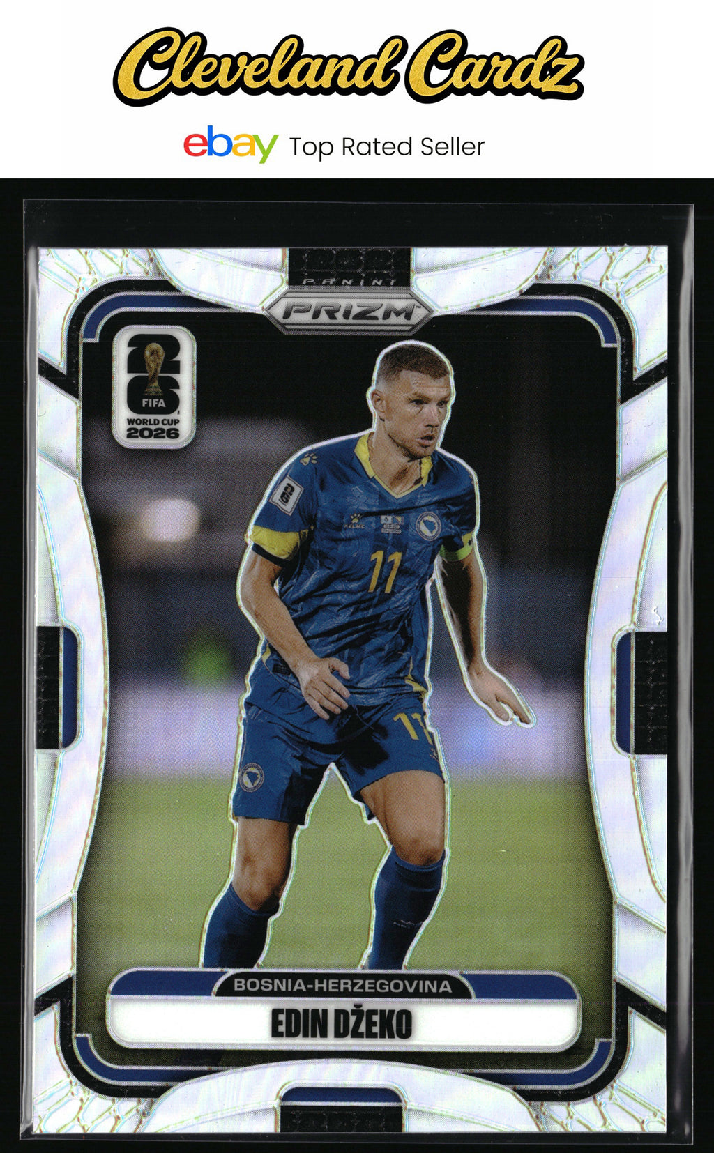 2026 Panini Prizm FIFA World Cup #469 Edin Dzeko Silver Prizm