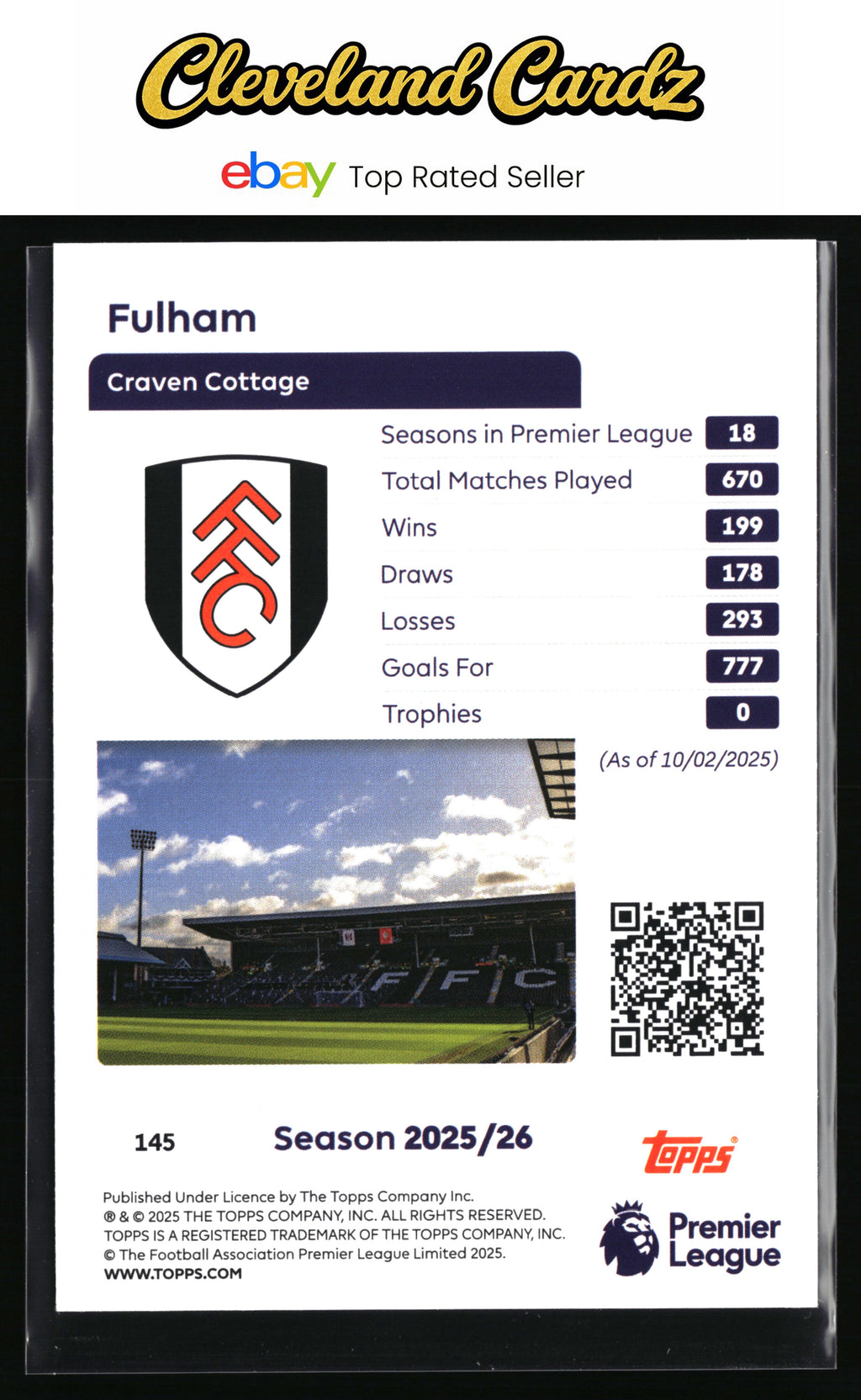 2024-25 Panini Premier League Stickers #255 Club Badge LOGO, FOIL