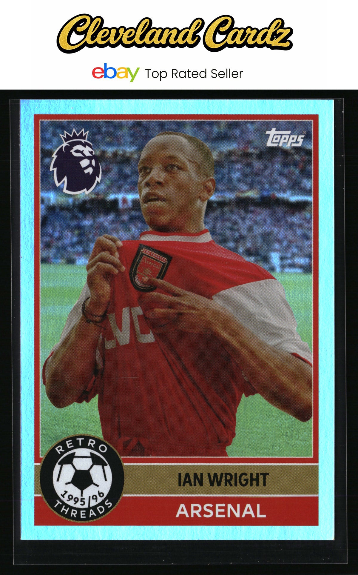 2025-26 Topps Premier League #381 Ian Wright Rainbow Foil