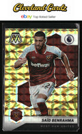 2021-22 Panini Mosaic Premier League #124 Emiliano Buendia Mosaic Reactive Gold