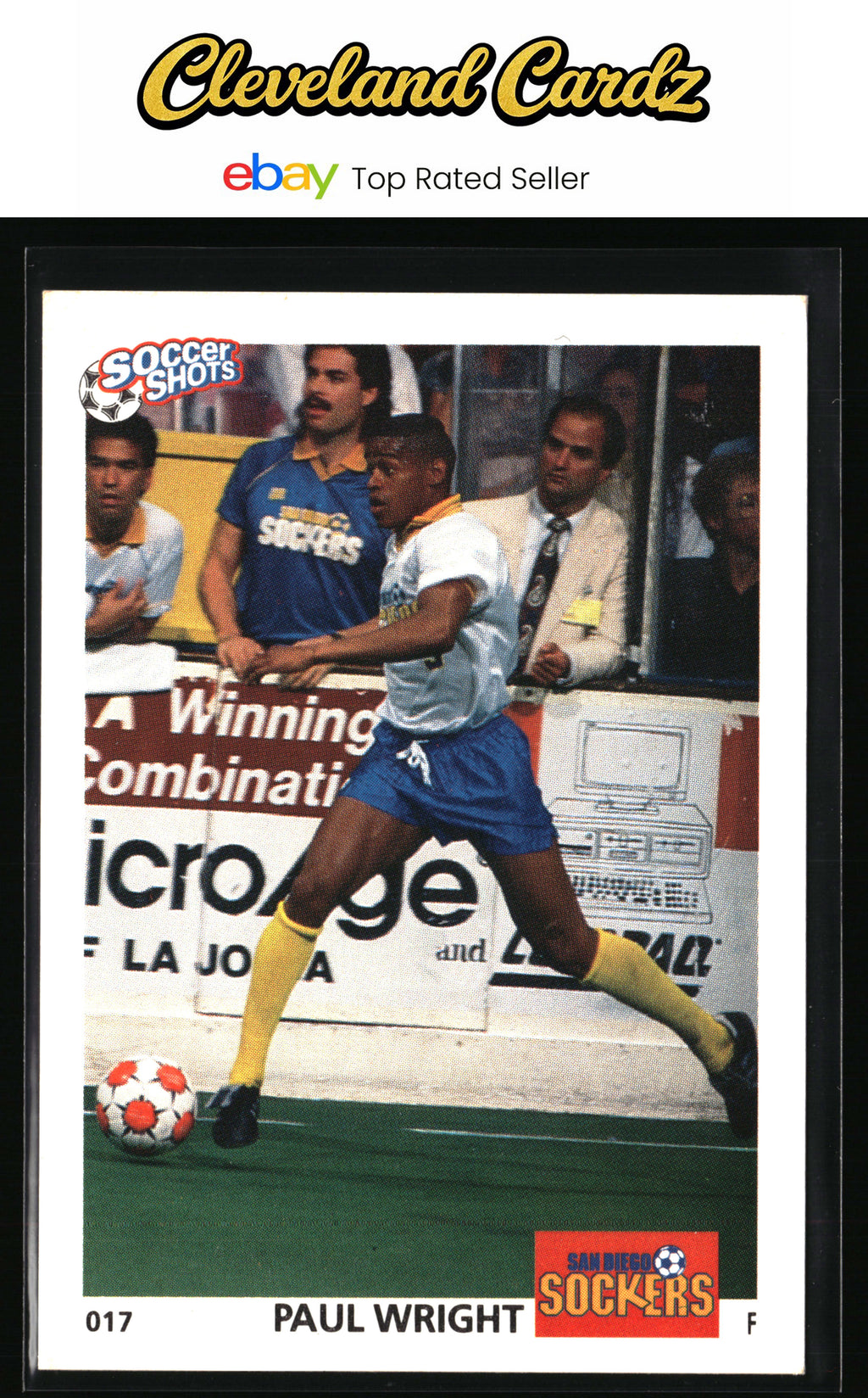 1991 Soccer Shots MSL #017 Paul Wright