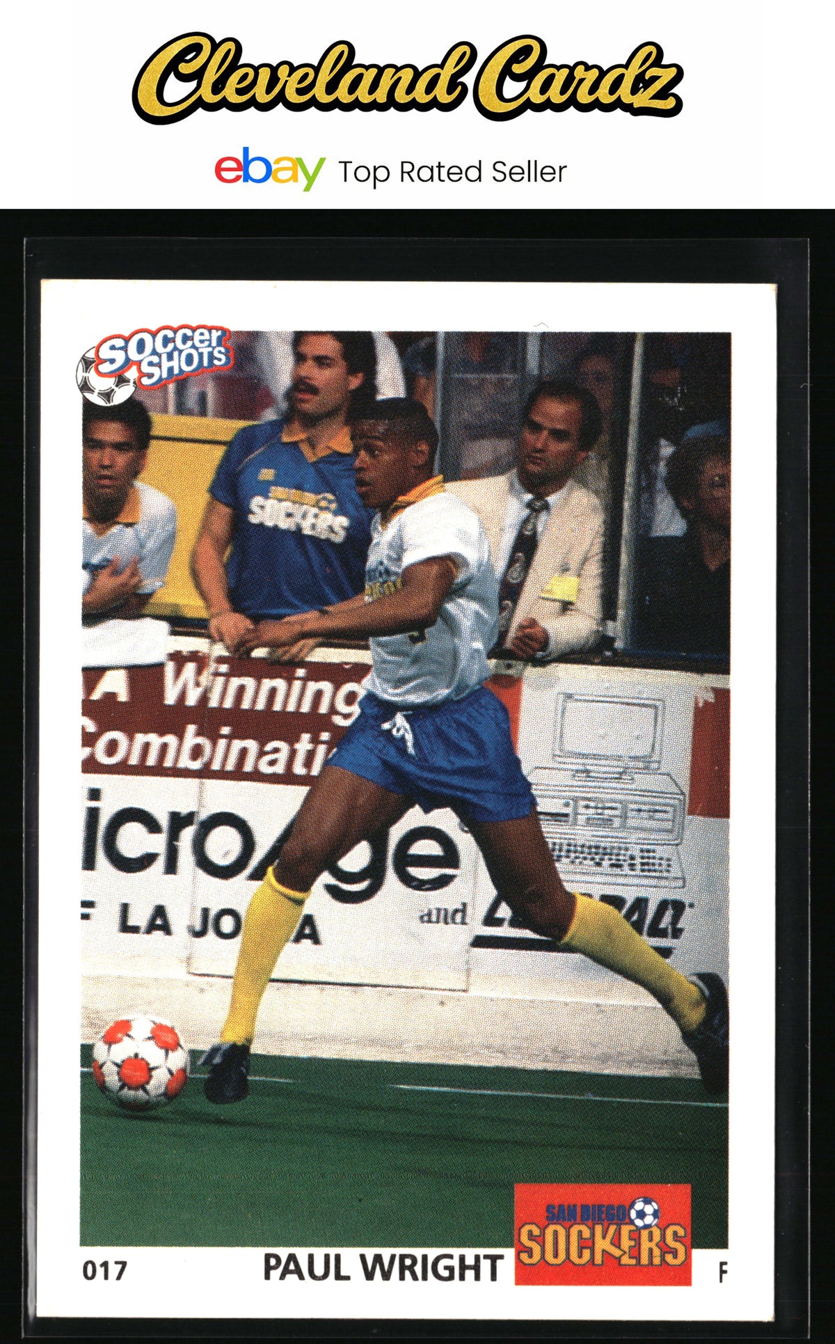 1991 Soccer Shots MSL #017 Paul Wright