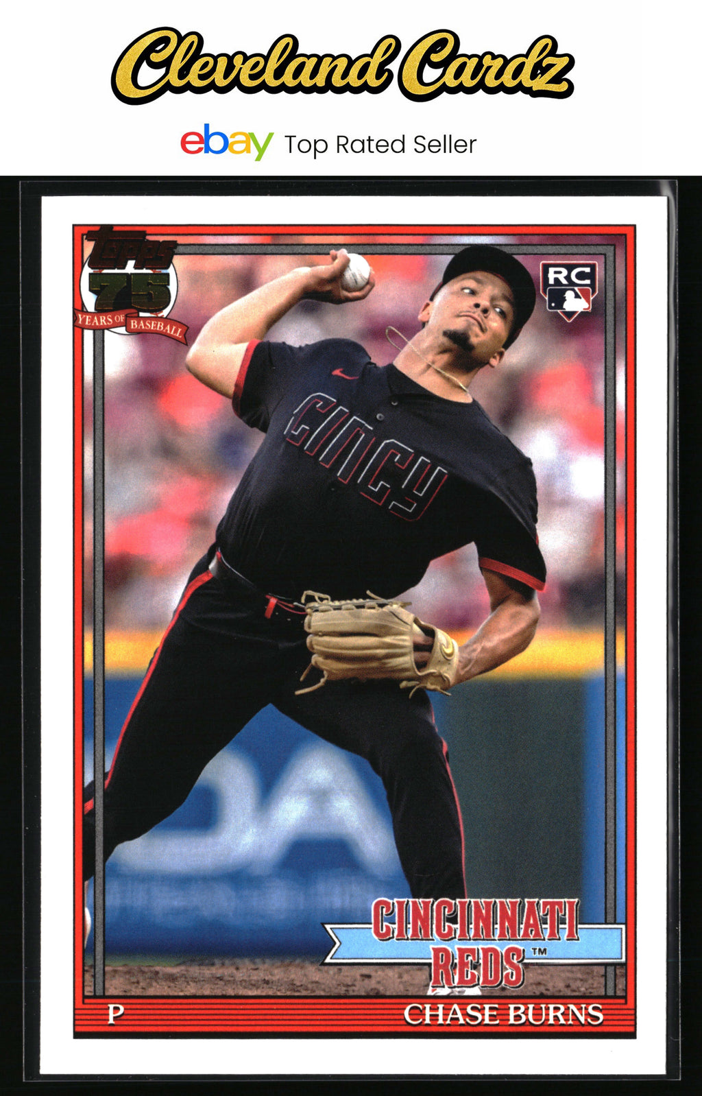 2026 Topps #T91-73 Chase Burns 1991 Topps Baseball 35th Anniversary (Series One)