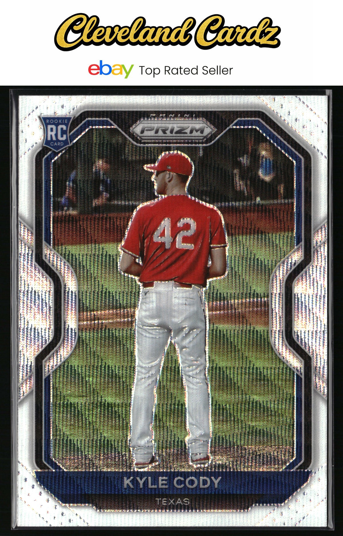 2021 Panini Prizm #115 Kyle Cody White Wave Prizm