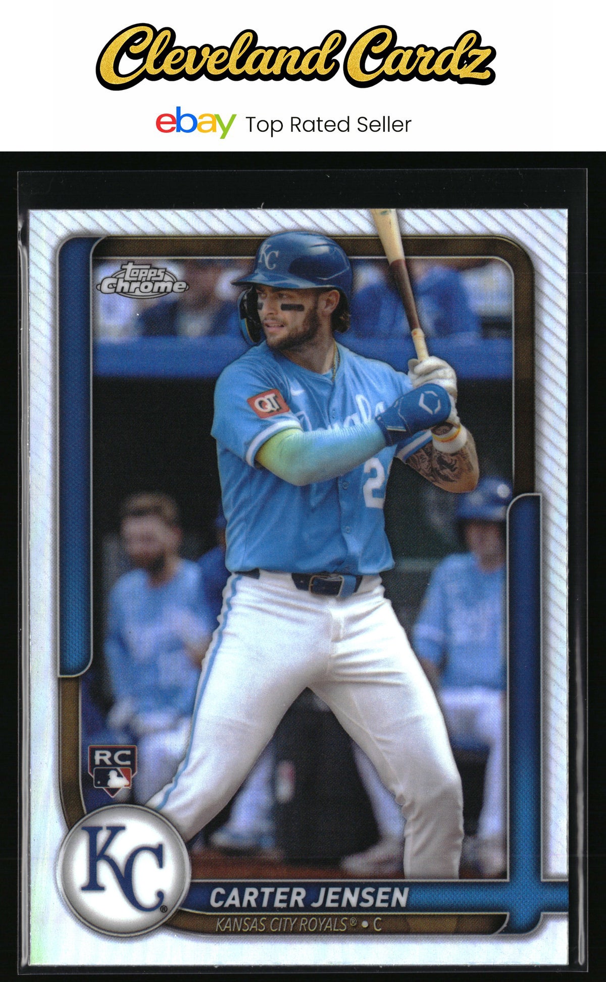 2026 Topps #34 Carter Jensen Flagship Collection Chrome (Series Two)