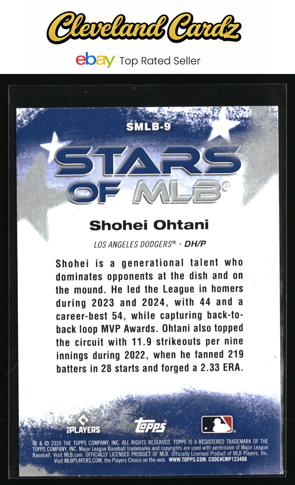 2026 Topps #SMLB-9 Shohei Ohtani Stars of MLB