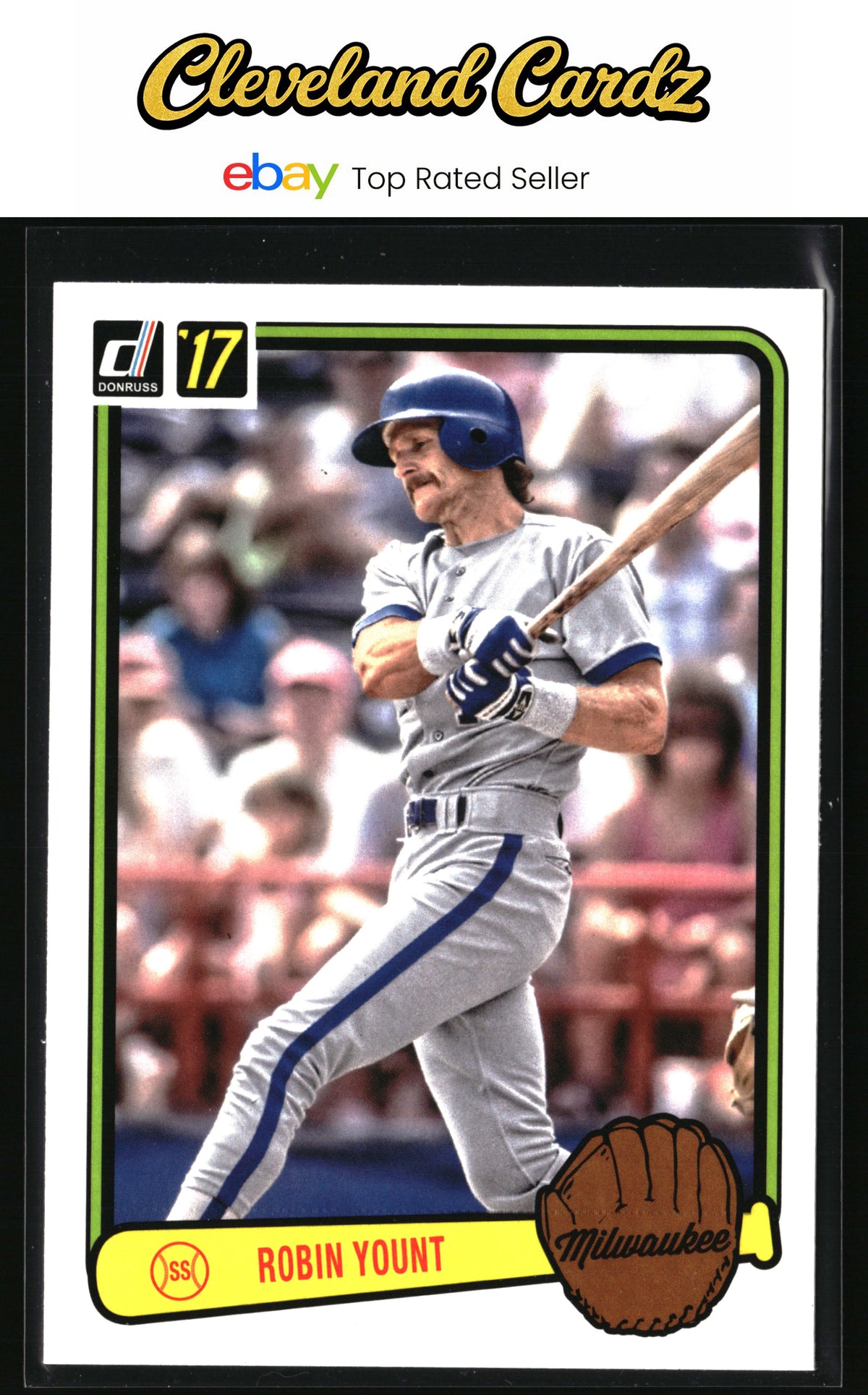 2017 Donruss #RV-43 Robin Yount Retro Variations 1983