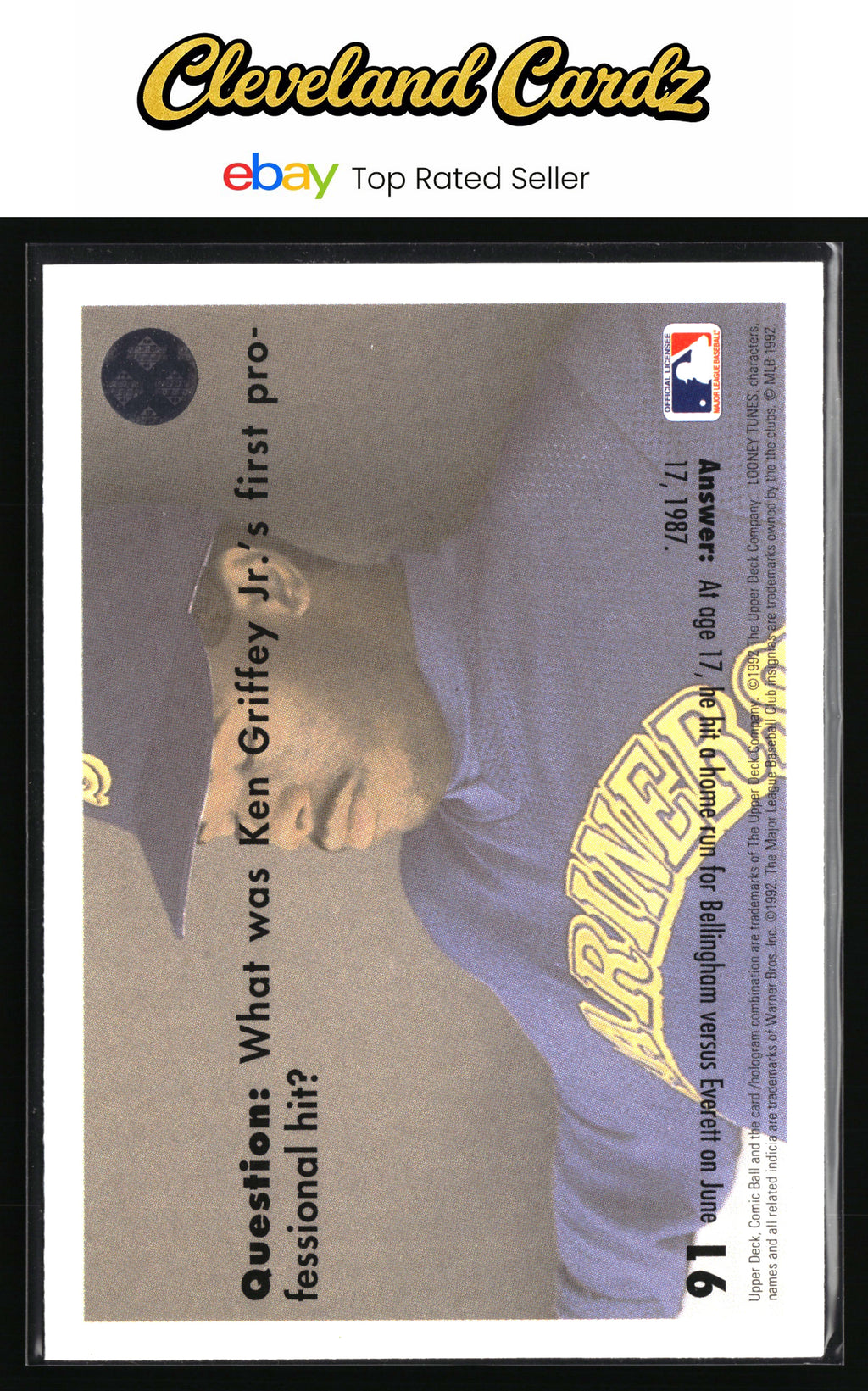 1992 Upper Deck Comic Ball 3 #91 Seventh Inning Stretch