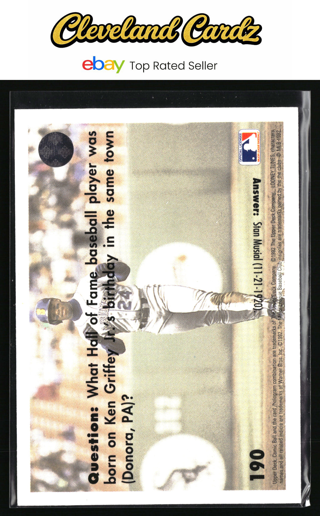 1992 Upper Deck Comic Ball 3 #190 Seventh Inning Stretch
