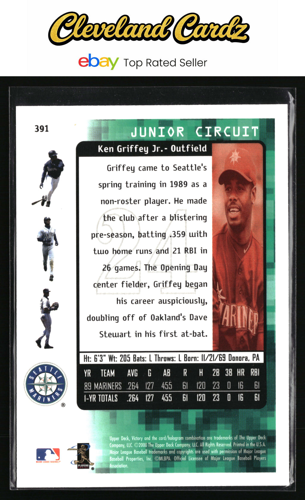 2000 Upper Deck Victory #391 Ken Griffey Jr.