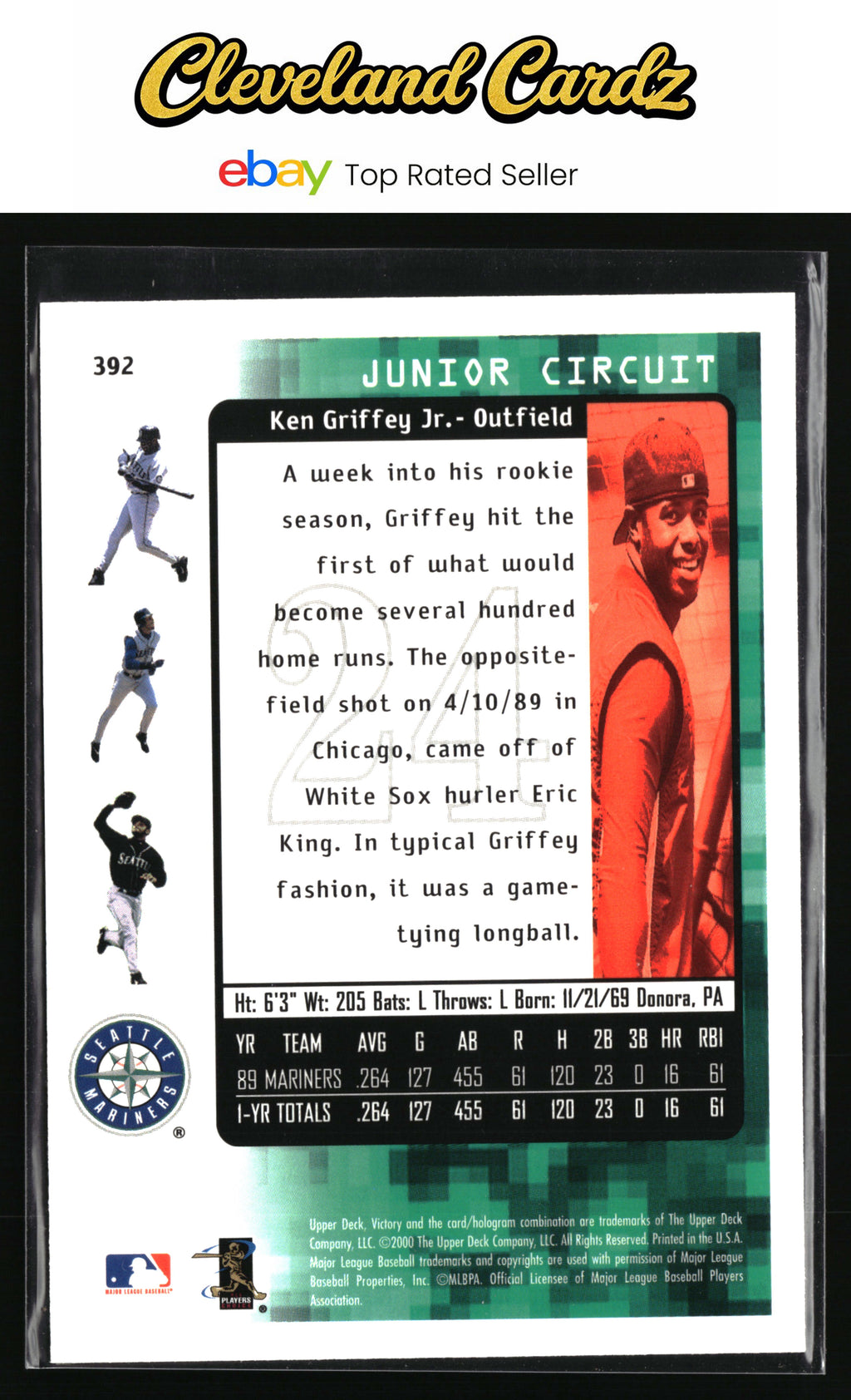2000 Upper Deck Victory #392 Ken Griffey Jr.