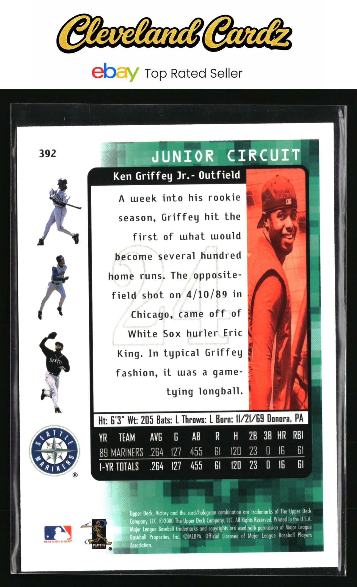2000 Upper Deck Victory #392 Ken Griffey Jr.