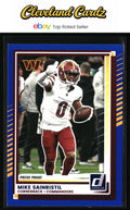 2025 Donruss #38 Mike Sainristil Press Proofs Blue
