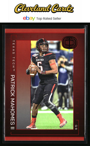 2025 Panini Authentically Mahomes Icon Collection #25 Patrick Mahomes II Red
