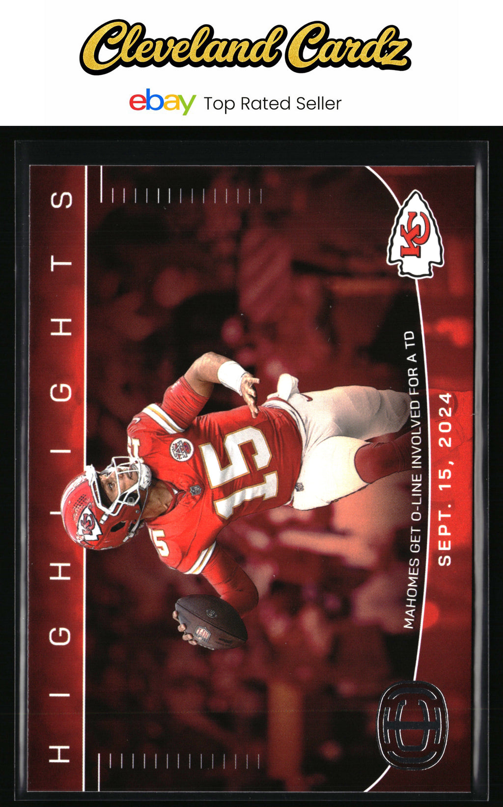 2025 Panini Mahomes Icon Collection - Icon Highlights #IC-24 Patrick Mahomes II