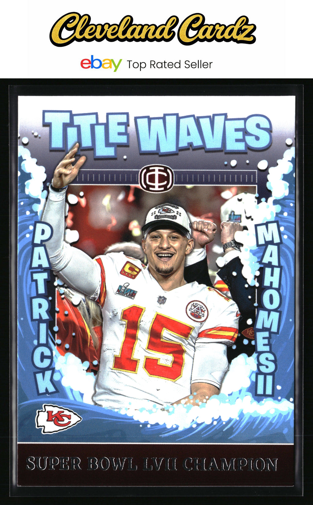 2025 Panini Mahomes Icon Collection - Title Waves #TW-4 Patrick Mahomes II