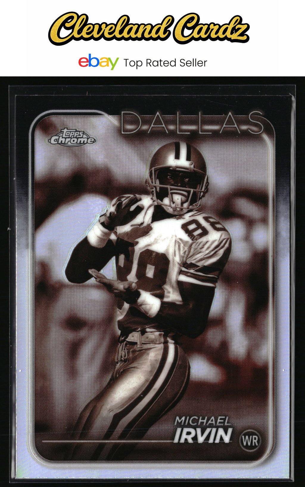 2024 Topps Chrome #36 Michael Irvin Sepia Refractor