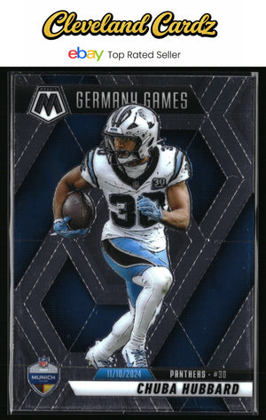 2025 Panini Mosaic #260 Chuba Hubbard