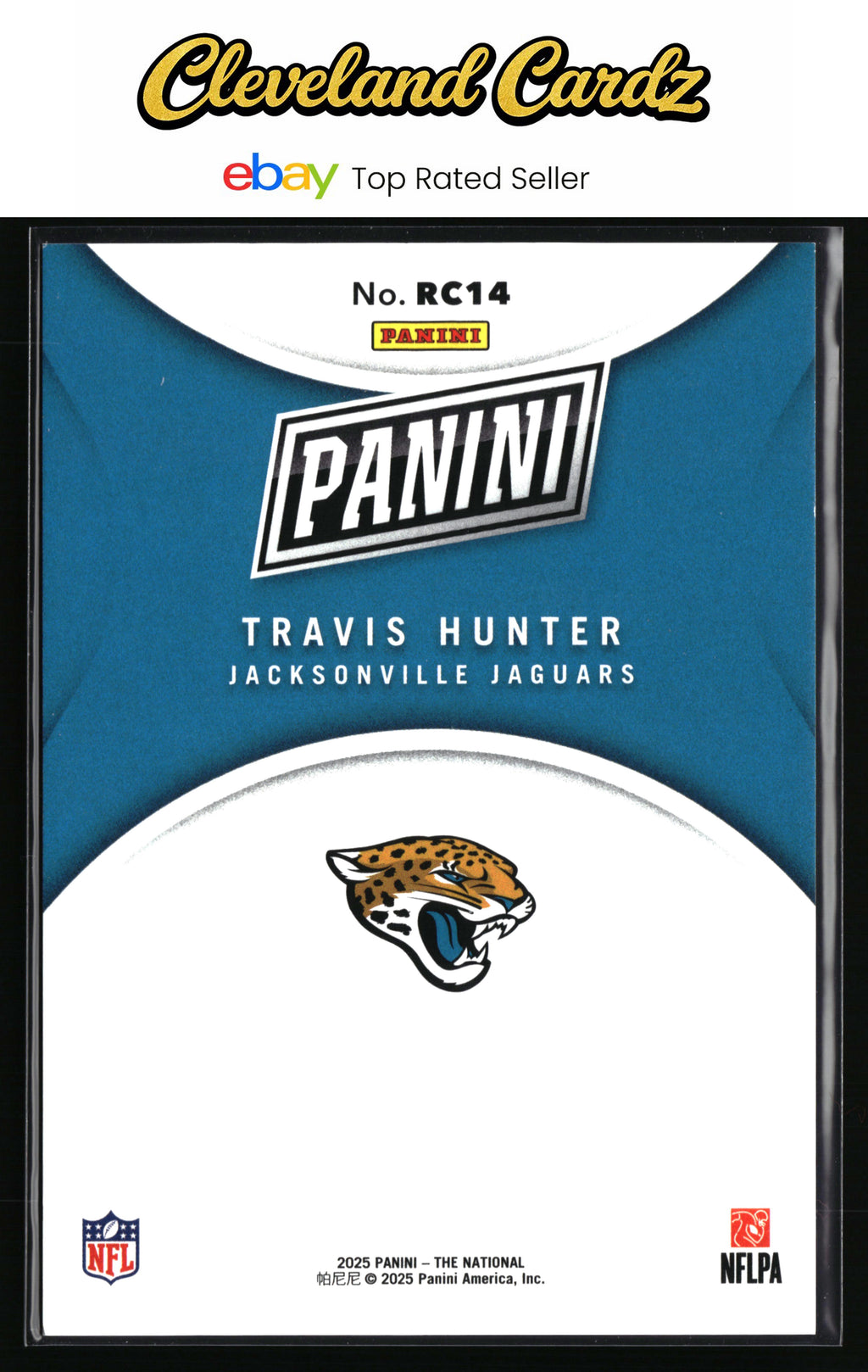2025 Panini National Convention Silver Packs #RC14 Travis Hunter RC Orange #/199