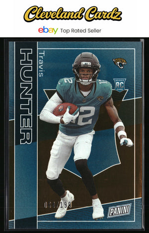 2025 Panini National Convention Silver Packs #RC14 Travis Hunter RC Orange #/199