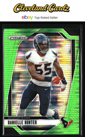 2024 Panini Prizm #117 Danielle Hunter Neon Green Pulsar