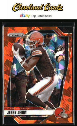 2024 Panini Prizm #67 Jerry Jeudy Orange Ice COLORMATCH