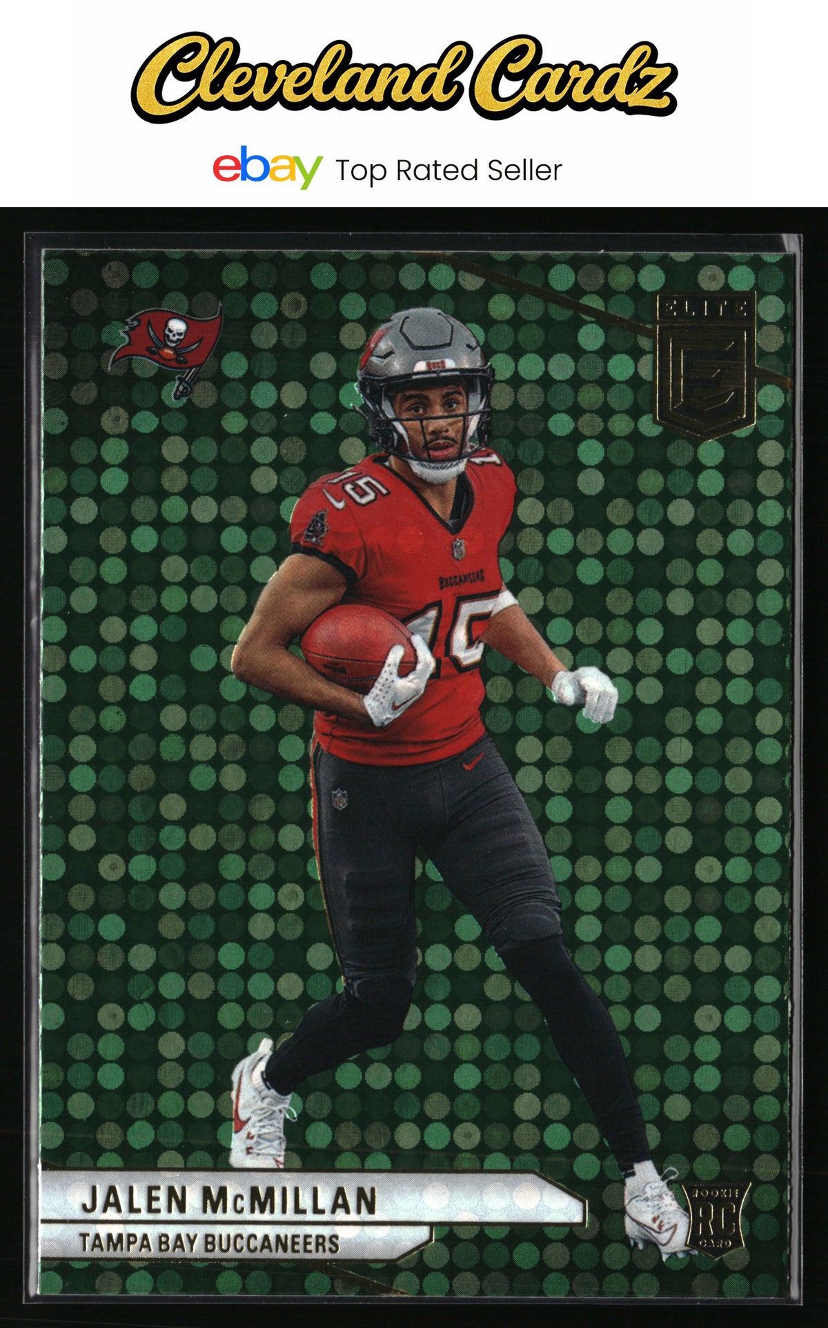 2024 Donruss Elite #107 Jalen McMillan Green Disco