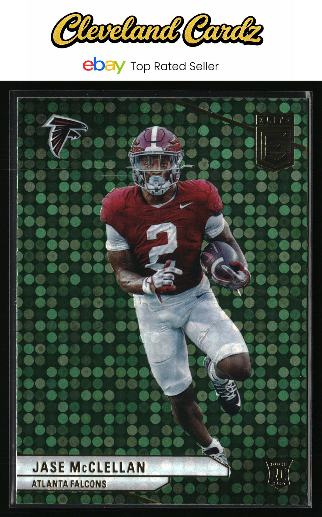 2024 Donruss Elite #149 Jase McClellan Green Disco