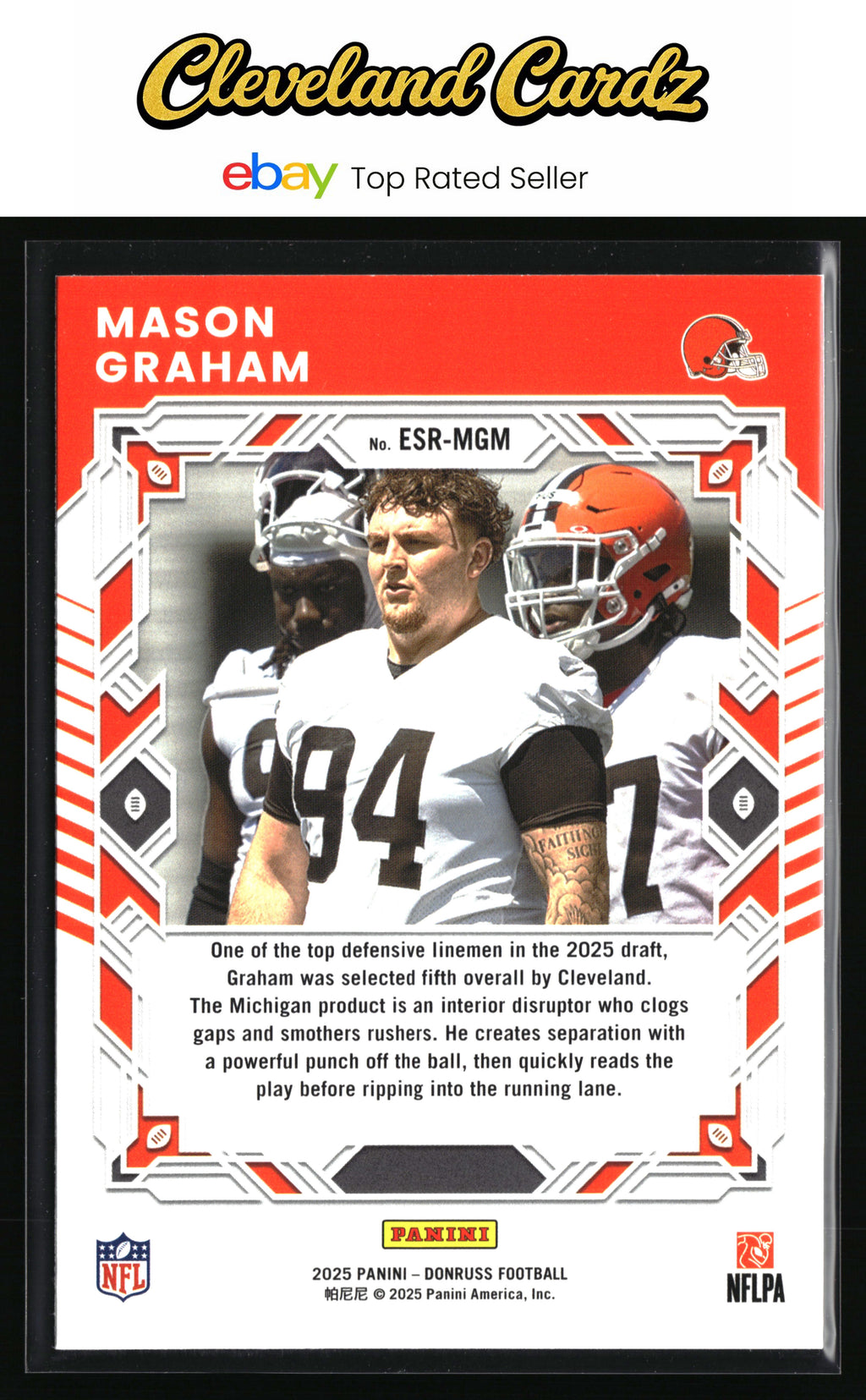 2025 Donruss #ESR-MGM Mason Graham Elite Series Rookies