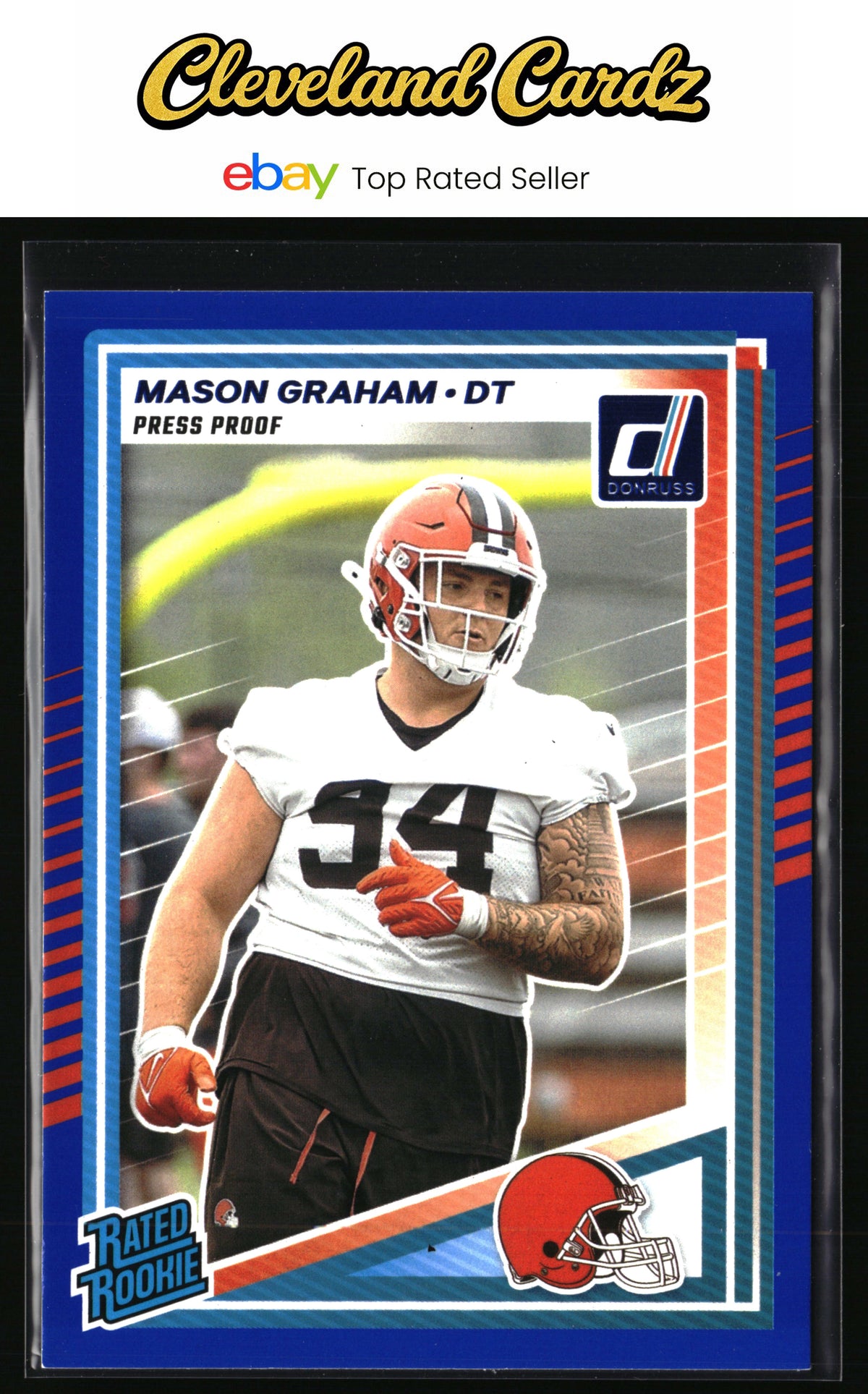 2025 Donruss #340 Mason Graham Press Proofs Blue