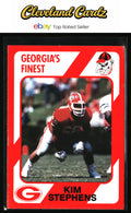 1989 Collegiate Collection Georgia Bulldogs (200) #68 Kim Stephens