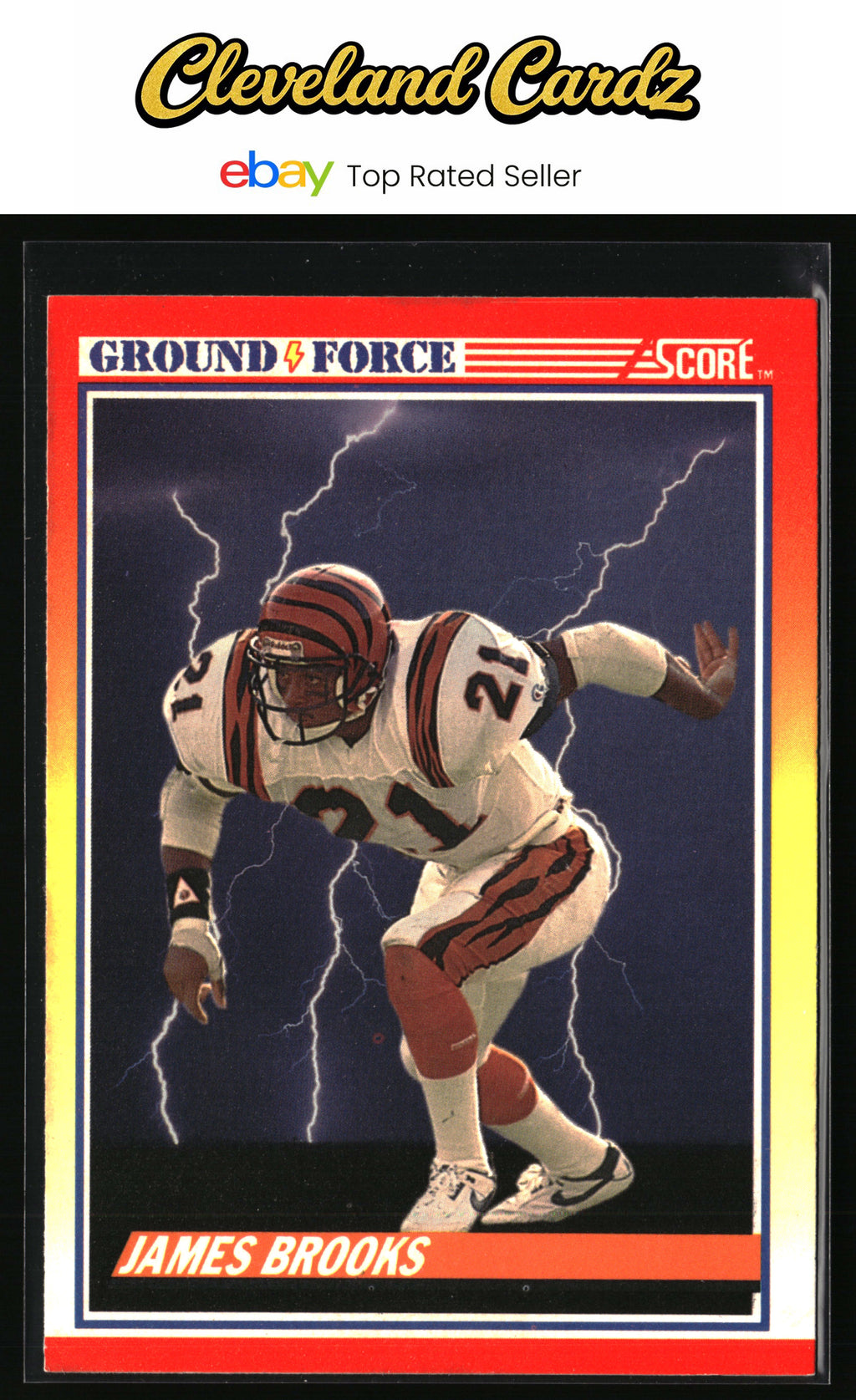 1990 Score #323 James Brooks