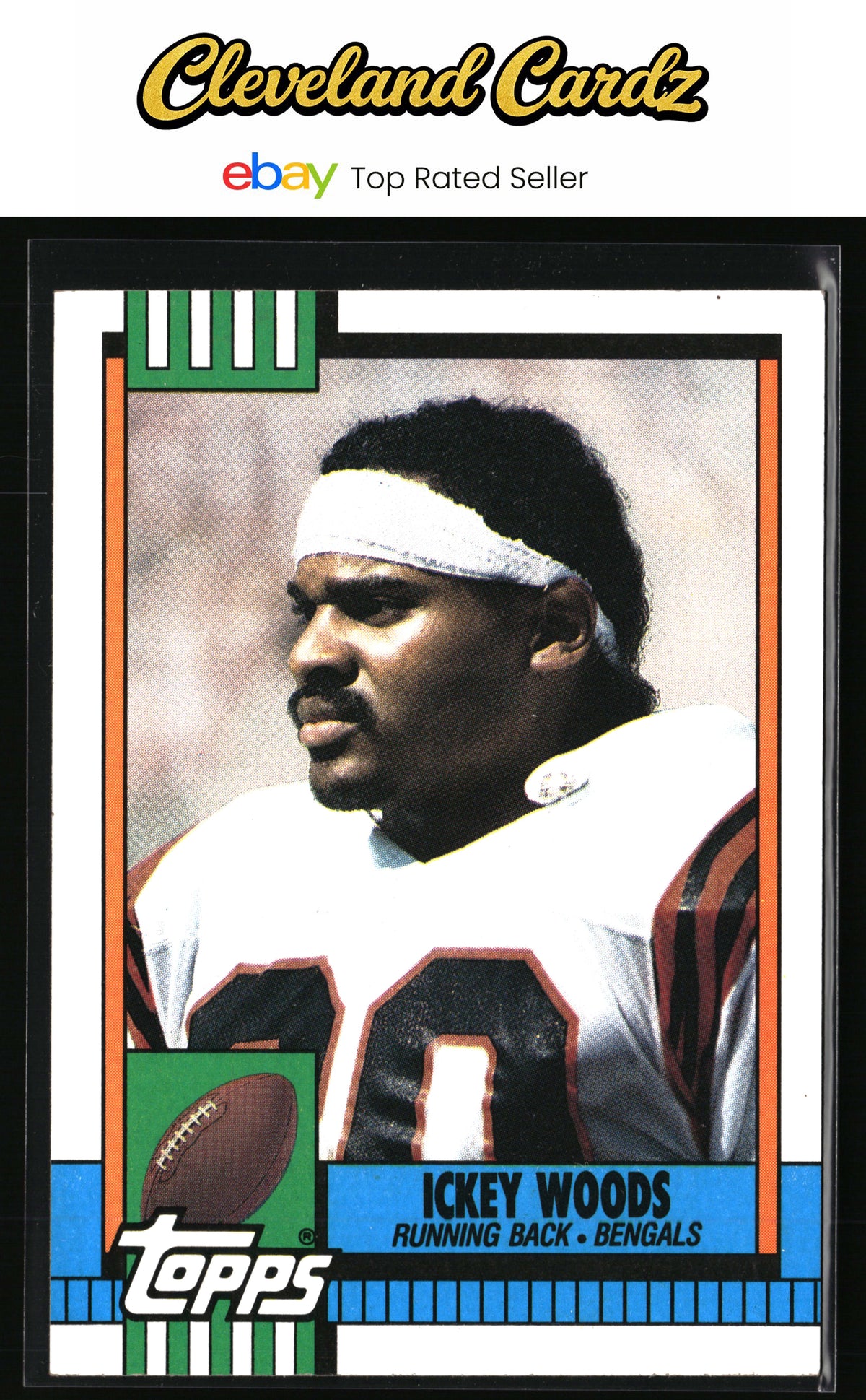 1990 Topps #277b Ickey Woods