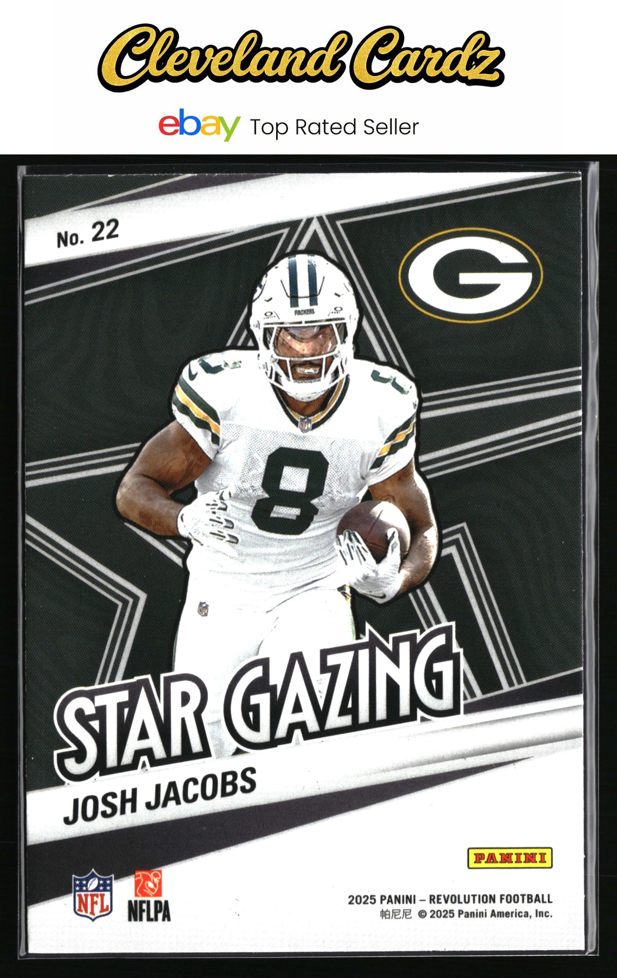 2025 Panini Revolution #22 Josh Jacobs Star Gazing
