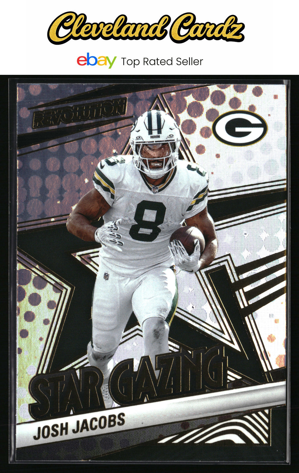 2025 Panini Revolution #22 Josh Jacobs Star Gazing
