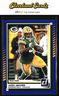 2025 Donruss #179 Josh Jacobs Press Proofs Blue
