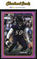 2024 Topps Chrome #218 Adisa Isaac Pink Refractor