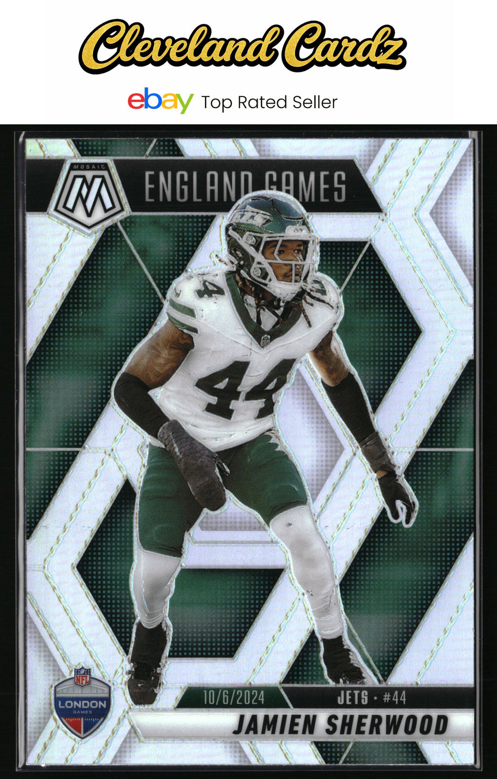 2025 Panini Mosaic #270 Jamien Sherwood Silver