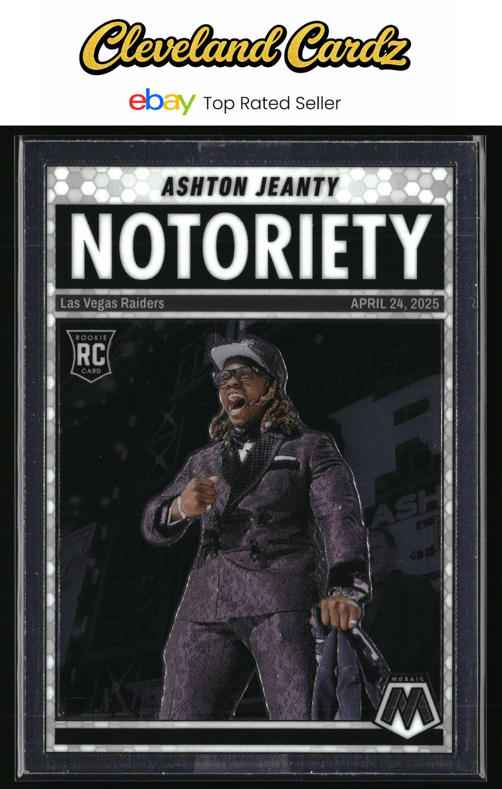 2025 Panini Mosaic #18 Ashton Jeanty Notoriety