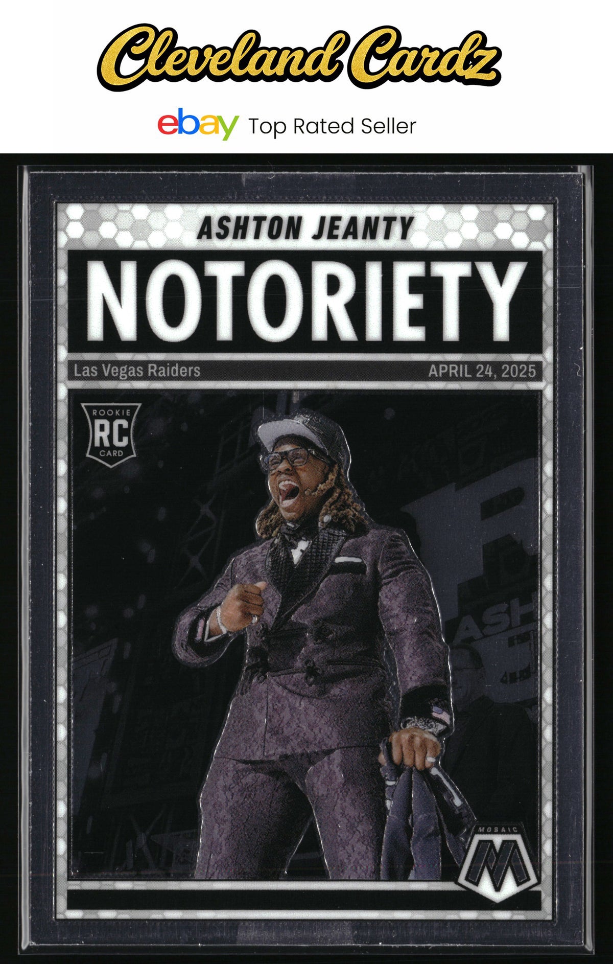 2025 Panini Mosaic #18 Ashton Jeanty Notoriety