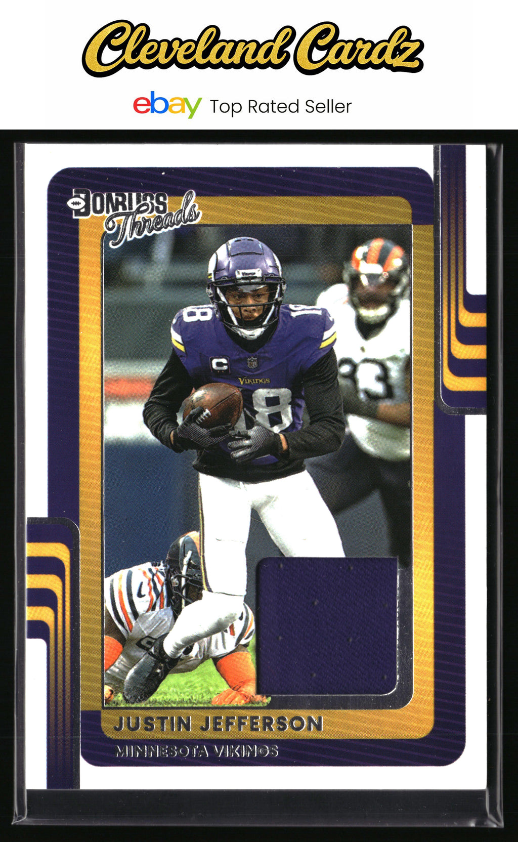 2025 Donruss #DTH-JJN Justin Jefferson Donruss Threads