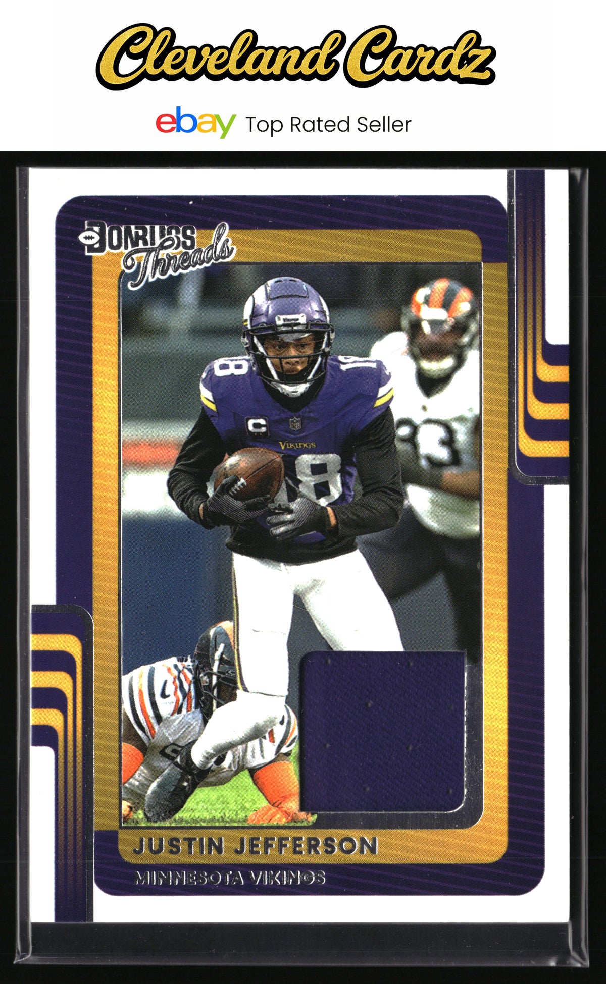 2025 Donruss #DTH-JJN Justin Jefferson Donruss Threads