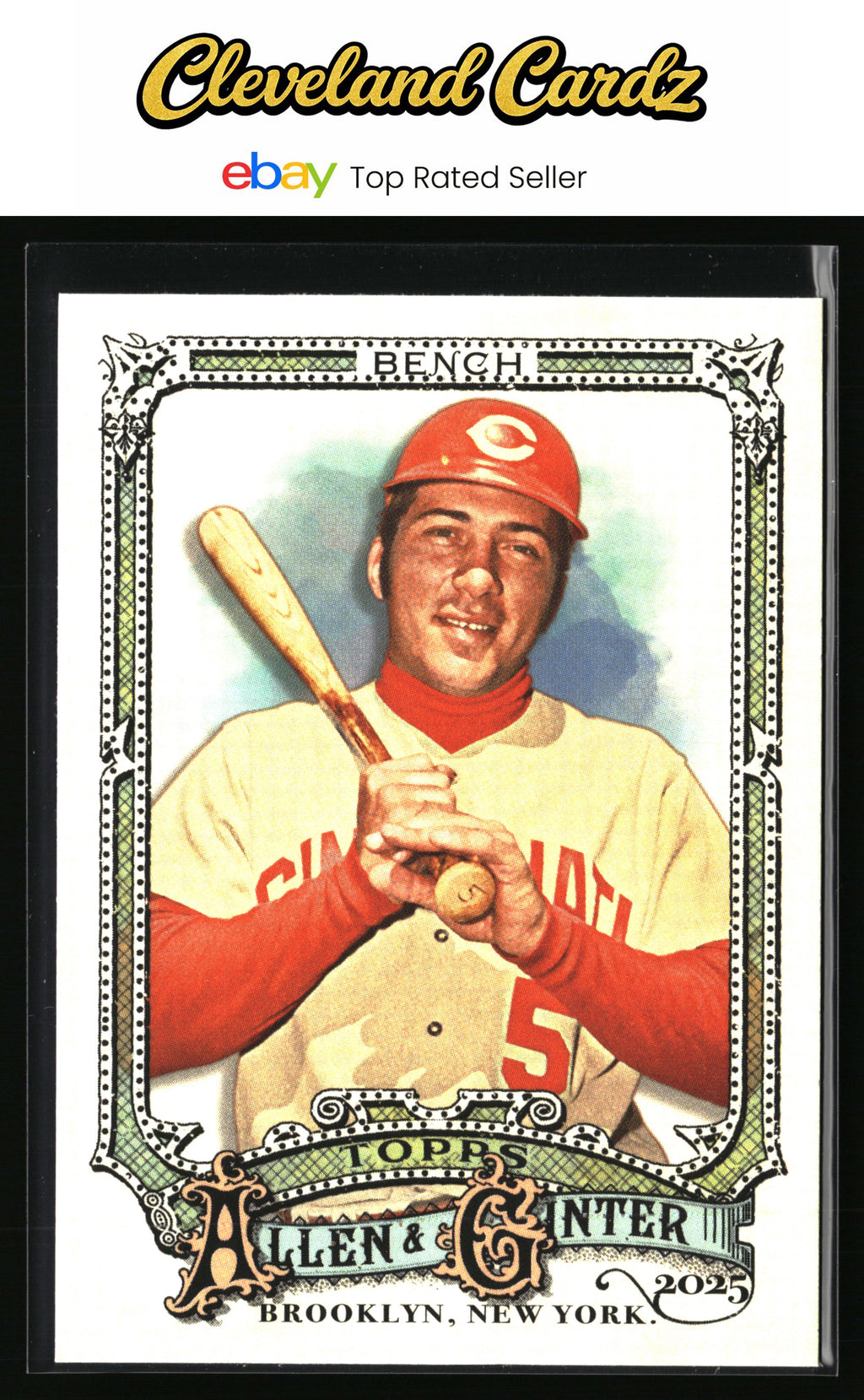 2025 Topps Allen & Ginter #320 Johnny Bench