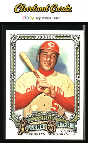 2025 Topps Allen & Ginter #320 Johnny Bench