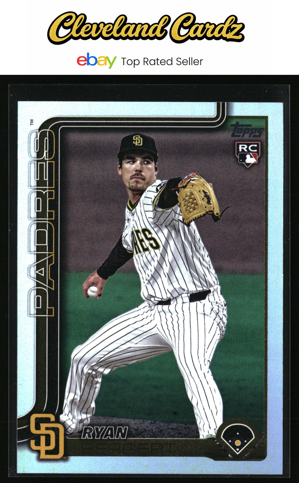 2025 Topps Update #US295 Ryan Bergert Rainbow Foil