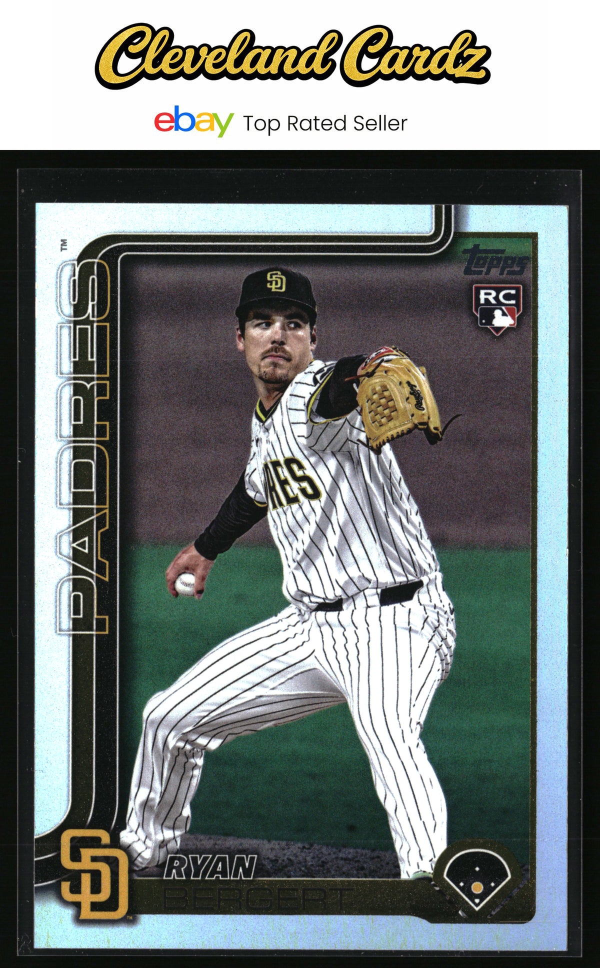 2025 Topps Update #US295 Ryan Bergert Rainbow Foil