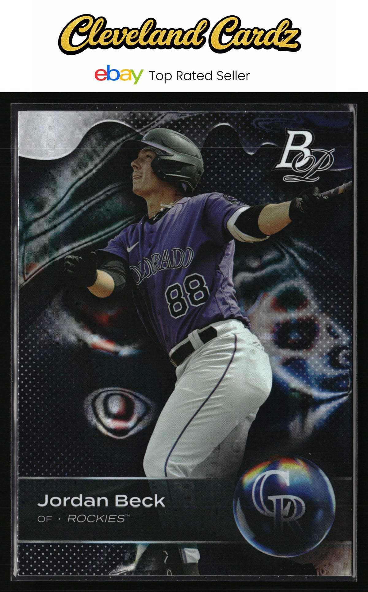 2023 Bowman Platinum #TOP-44 Jordan Beck Top Prospects